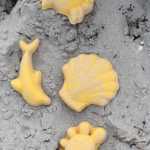 Scrunch-moulds - dusty yellow