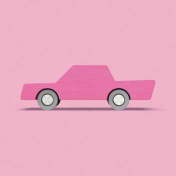 Back and forth car - pink