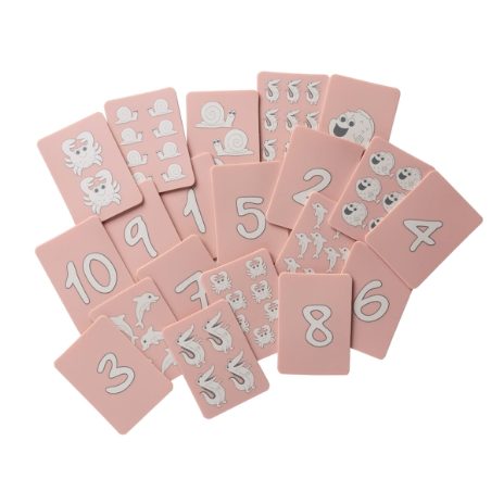 Scrunch-cards - støvet rosa  - 2