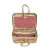 Kuffert i palmeblade - rosa  - icon