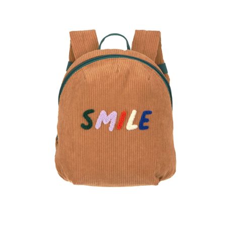 Lille rygsæk i fløjl – smil - 3