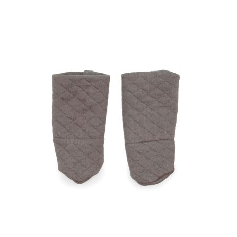 Kviltede sokker - varmgrå