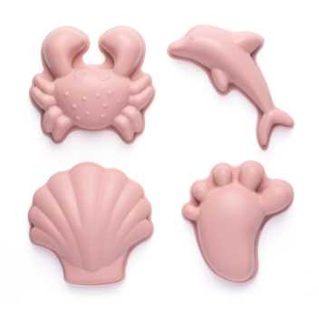 Scrunch-moulds - støvet rosa