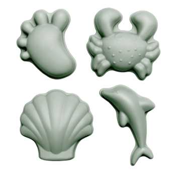 Scrunch-moulds - støvet grøn