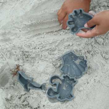 Scrunch-moulds - antracitgrå