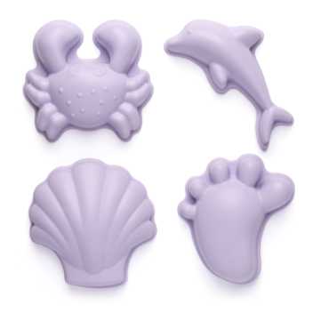 Scrunch-moulds - støvet lyslilla