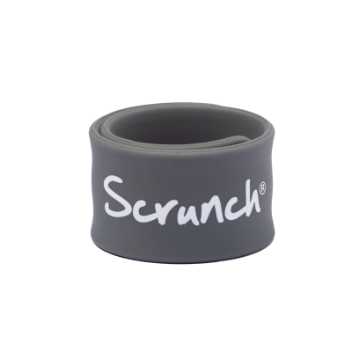 Scrunch-wristband - antracitgrå