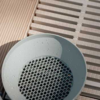 Scrunch-panner - lyseblå