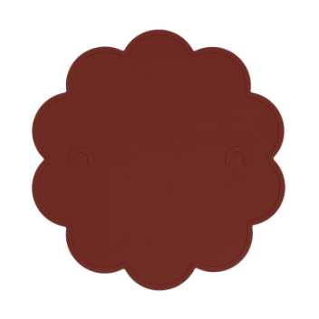 Blomsterformet dækkeserviet - rust