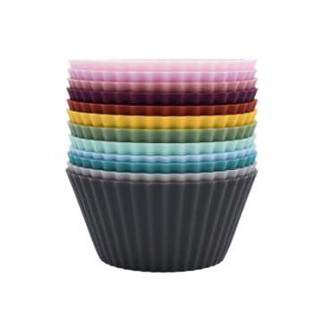 Muffinforme - miks af farver