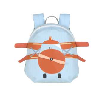 Lille rygsæk med motiv - flyvemaskine