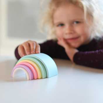 Lille regnbue - pastelfarver