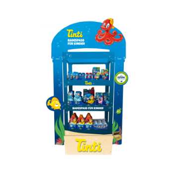 Gulvdisplay - med indhold