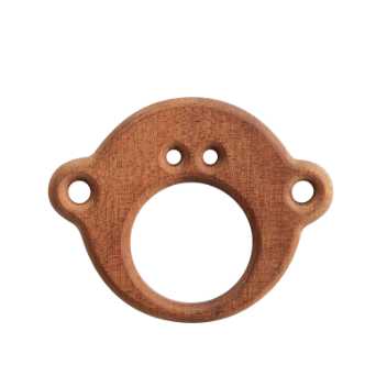 Wooden teether - monkey