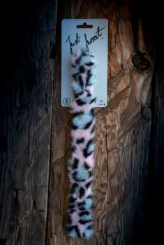 Snap-on-refleksbånd - pink leopard