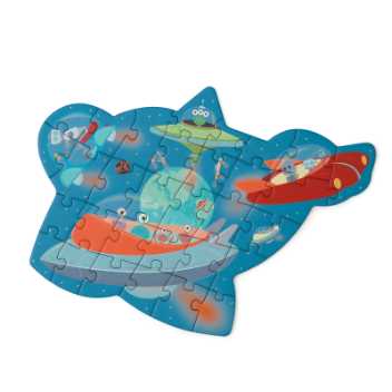 Silhuetpuslespil - rummet