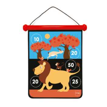 Magnetisk dart - på safari