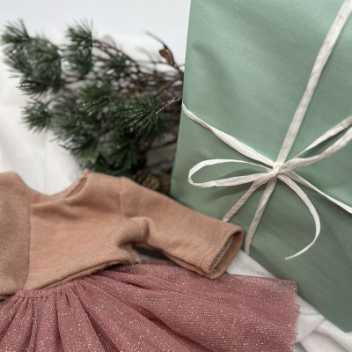 Strikcardigan - rosa