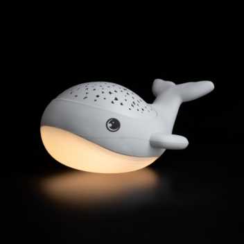 Willy hval - natlampe med projektor