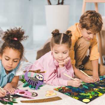 Scratchaktivitet med leddukker - vilde dyr