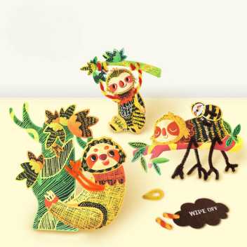 Scratch med piberensere - dovendyr