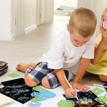 Scratch med skabeloner - dinosaurusser