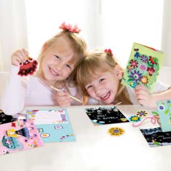 Lav dine egne tillykkekort - blomster