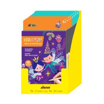 Display til A5 scratchbøger