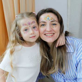 Face gems – blomster