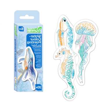 Mal bogmærker med vand - havets dyr