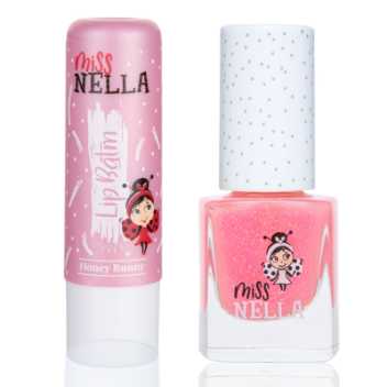 Gavesæt - neglelak & læbepomade