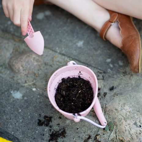 Scrunch-gardening-set - støvet rosa  - 2