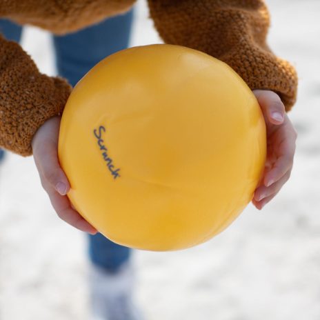 Scrunch-ball - støvet gul - 1