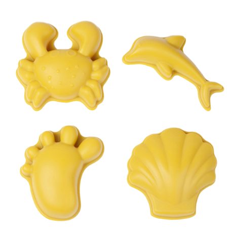 Scrunch-moulds - støvet gul - 1