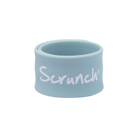 Scrunch-wristband - lyseblå