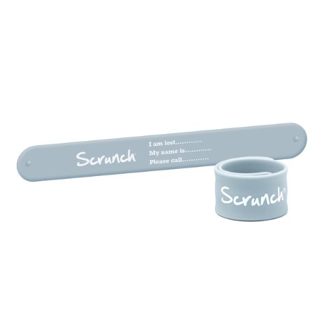 Scrunch-wristband - lyseblå - 3