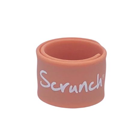 Scrunch-wristband - koral 