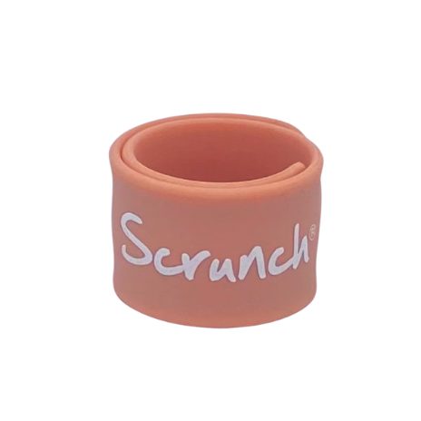 Scrunch-wristband - koral