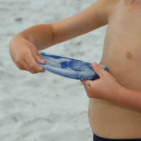 Scrunch-disc - midnatsblå - 1