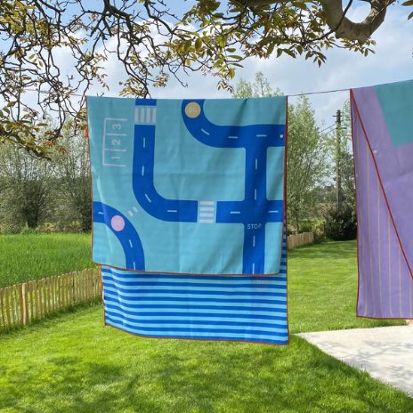 Legehåndklæde - vejbane