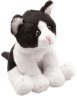 Siddende sort og hvid kat - lille - icon