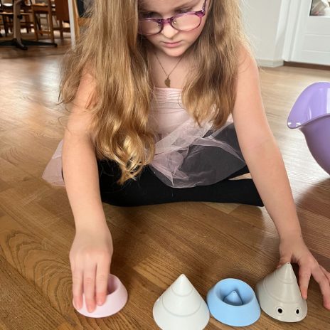 Byggetårnet Hix - pastelfarver  - 1