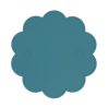 Blomsterformet dækkeserviet - petrolblå - icon