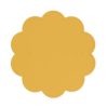 Blomsterformet dækkeserviet - gul - icon