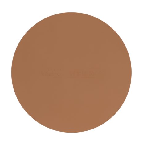 Rund dækkeserviet - chokoladebrun - 1