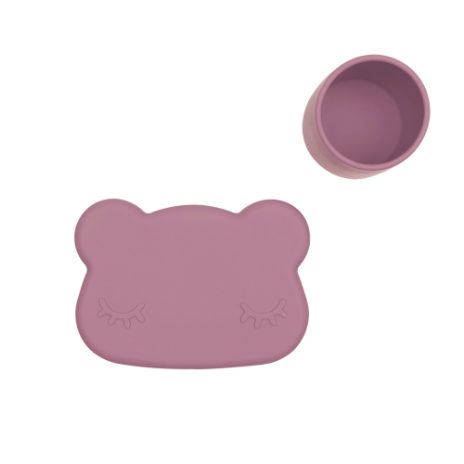 Snackie, bear - støvet rosa - 1