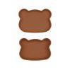Snackie, bear - chokoladebrun - icon