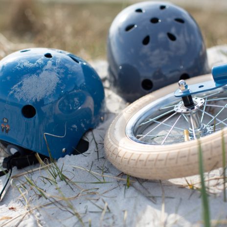 Cykelhjelm - vintageblå - 2
