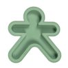 Bag en figur - støvet grøn - icon