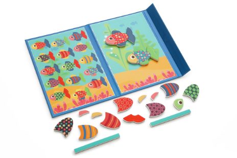 Læringsbog - farverige fisk